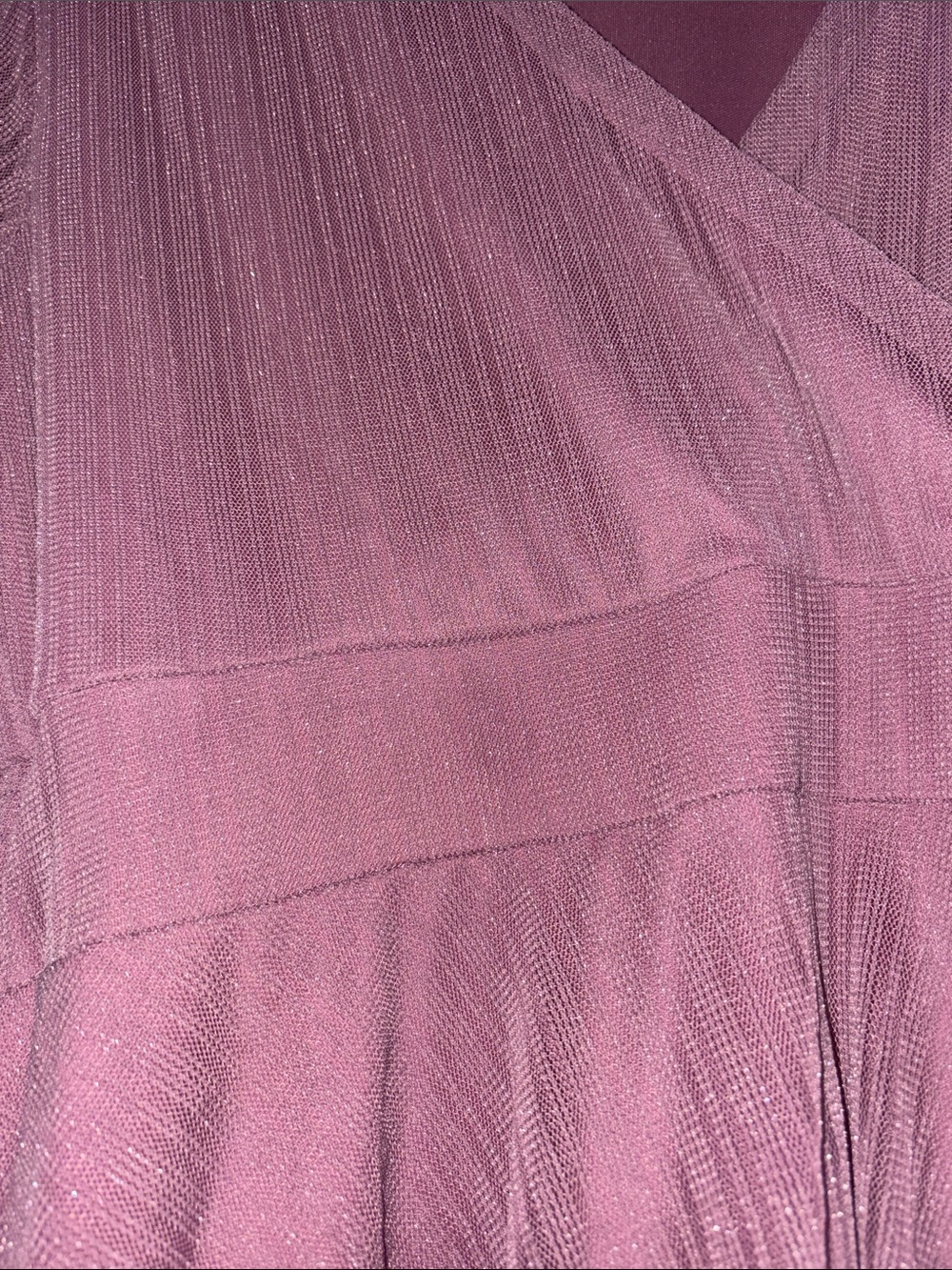 Ember - Tiered Lavender Maxi layered - Dress with Subtle Shimmer Worn Once - L - Picture 11 of 13